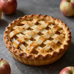 apple pie!!!!!!! pastry lattice, detailed fine food culinary elegant