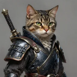 cat samurai concept art by Josan Gonzalez, sci-fi, highly detailed, digital painting, artstation, smooth, sharp focus, illustration, concept art by Josan Gonzalez and James Gurney and Mœbius