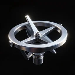 gyroscope, first person view, black background, steel materials, sharp focus, bloom, rim light, illustration, highly detailed, photo realistic, houdini render