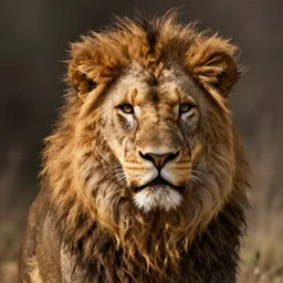 lion by airbrush