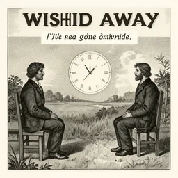 post wishing covid away, there's a suddenness of re - cognition of the span of time since last we same - spaced, in the style of surrealism william blake