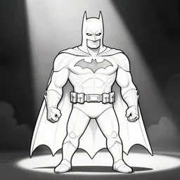 a Batman coloring page