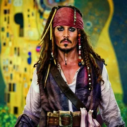 johnny depp as captain jack sparrow in rick and morty, au naturel, hyperdetailed, digital art, trending in artstation, cinematic lighting, studio quality, smooth render, unreal engine 5 rendered, octane rendered, art style by klimt, nixeu, ian sprigger, wlop, krenz cushart