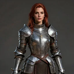 portrait of angie harmon as a legendary knight warrior, au naturel, hyper detailed, digital art, trending in artstation, cinematic lighting, studio quality, smooth render, unreal engine 5 rendered, octane rendered, art style by klimt and nixeu and ian sprigger and wlop and krenz cushart.