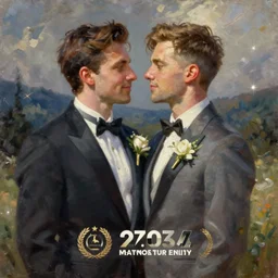 gay wedding, digital painting, ultradetailed, artstation, oil painting, ultradetailed, artstation