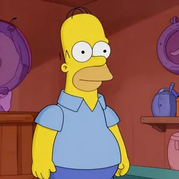 still of homer simpson in the stranger things
