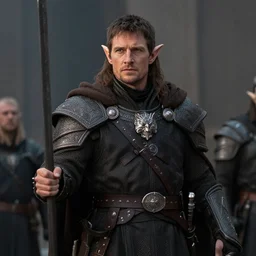 cinematic shot of a warhammer loremaster of hoeth henry cavill with elf ears dressed as a loremaster of hoeth in [ warhammer ] fantasy movie