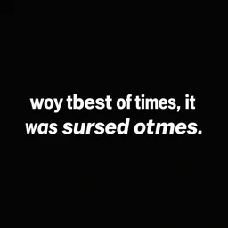 it was the best of times, it was the blursed of times