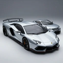 concept car between a Lamborghini an a Dacia
