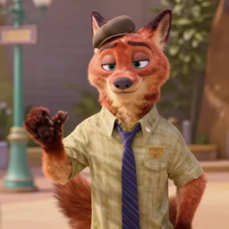 robin williams as a zootopia character