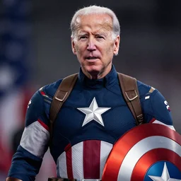 joe biden as captain america