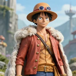 luffy in game of thrones, photography by bussiere rutkowski andreas roch ( by kim jung gi ) ( by george morikawa ) ( by kentaro miura )