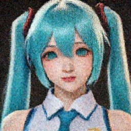 High definition professional photograph of vocaloid figure, beautifully detailed and lights. Highly detailed and pretty face and eyes