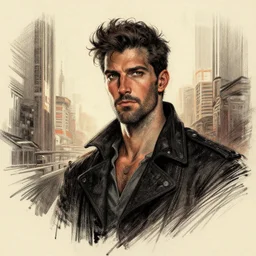 digital art drawing in the style of aykut aydogdu