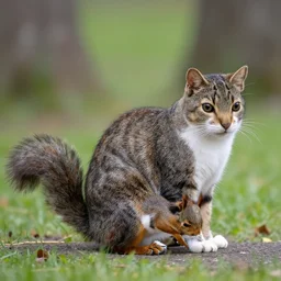 cat cat cat cat cat squirrel squirrel cat squirrel cat