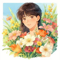 summer flowers by james jean, lucasart