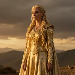 tatyana ali as daenerys targaryen golden hour cinematic