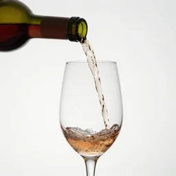 photo still of a bottle pouring wine into a glass, 8 k studio lighting, bright lighting, key light, 1 1 0 mm f 1. 4