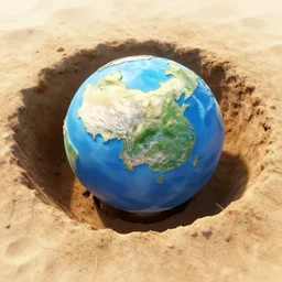 I dug a hole through a center of the earth and came out in China