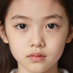 ein fotorealistisches portrat, atemberaubend schones, hyperdetailliertes madchen, geheimnisvolle schwarze augen, professionell retuschiert, weiche beleuchtung, hyperrealistisch, kleine feine nase, hubscher großer mund, sommersprossen, wunderschon deta