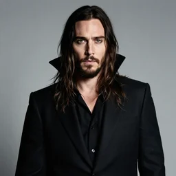 jared leto as vampire, portrait, studio lighting, 5 0 mm