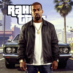 Kanye West GTA V cover art