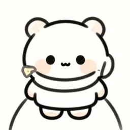 simple digital illustration of a cute layered character
