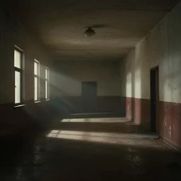 dreamlike low quality photograph of a surreal dream, liminal space, the backrooms