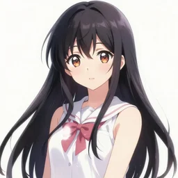 beautiful pretty pure anime girl