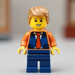 donald trump as a lego man