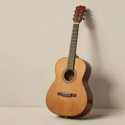 still life of a guitar, matte painting, 1853, award-winning