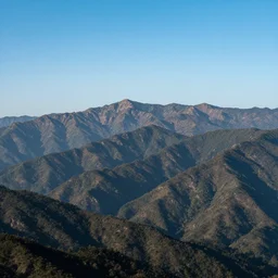 a mountain range