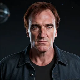 hyperrealistic film full body still of quentin tarantino in space, stunning 3 d render, inspired by istvan sandorfi & greg rutkowski & unreal engine, perfect facial symmetry, dim volumetric cinematic lighting, 8 k octane comprehensive render, extremely hyper - detailed, incredibly lifelike attributes, intricate, real flesh texture, masterpiece, artstation, stunning,