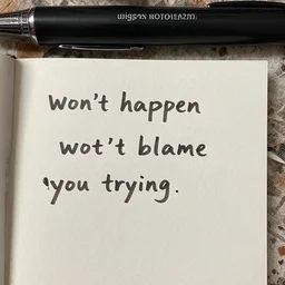 it won't happen but i won't blame you for trying, moving about more than a few were watching too