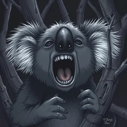 koala screaming, junji ito