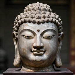 trump with buddha head