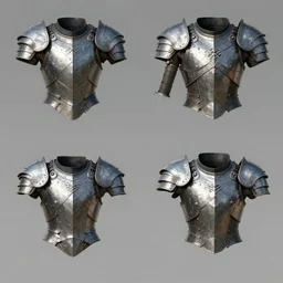 sample separated parts of nano chest armor plating military modern era variants 2 0 5 0 digital concept art