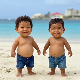 nigel and lino as midgets in aruba