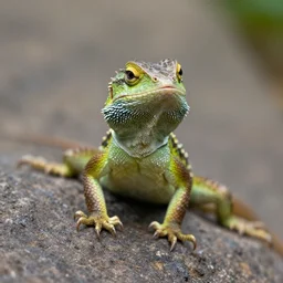 lizard smiling