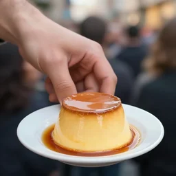 God's disembodied hand is carrying flan behind all of us. Metaphorically. Or literally, whatever. :: Photo :: detailed :: 4k