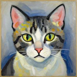 portrait cat robert delaunay beautiful
