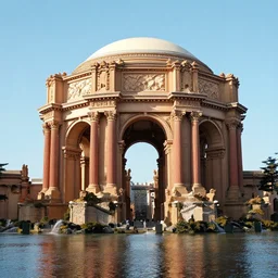 the san francisco palace of fine arts during the panama pacific world fair