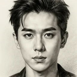 a realistic close - up portrait of a celebrity, charcoal drawing, intricate, high definition, 4 k, trending