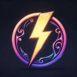 lightning mage spell icon, d & d, gloomhaven, rpg skill, art nouveau, swirly vibrant color lines, aesthetic octane render, 8 k hd resolution, album art divine holy symbol spell effect, digital art, photorealistic, art by greg rutkowski, hyperdetailed, western comic style, comic, sharp lineart, professional lighting, deviantart, artstation, trevor henderson, rossdtaws, ilya kuvshinov, cushart krentz, gilleard james, cinematic, dramatic