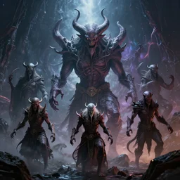evil gods and cthulhu are devouring the universe, digital art trending on artstation, hd, hdr, ue 5, ue 6, unreal engine 5, cinematic 4 k wallpaper, 8 k, ultra detailed, high resolution, artstation, award winning