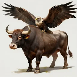 🐃🦅, Greg rutkowski, Trending artstation, cinematográfica, digital Art