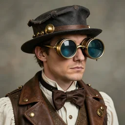 steampunk r 2 d 2 with a monocle, photorealistic photograph