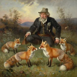 playing with fluffy foxes, Ivan Aivazovsky, Christopher Balaskas, Noah Bradley, Albert Bierstadt, Jim Burns, Edwin Church, Frederic Thomas Cole, Brown Durand, Asher David Friedrich, Caspar James Gurney, Johnson Heade, Martin Raphael Lacoste, Ted Nasmith, Andreas Rocha, Christophe Vacher