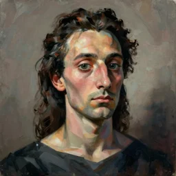 a hyperrealist cubist self-portrait of Pablo Picasso