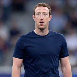 Mark Zuckerberg, extreme long shot